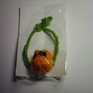 Lorena Espinoza Design Vibrant Green and Orange Bracelet